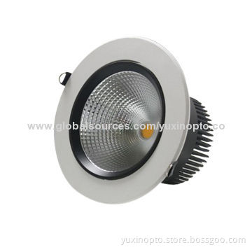 10W dimmable COB LED downlight, CE, RoHS, LVD, FCC